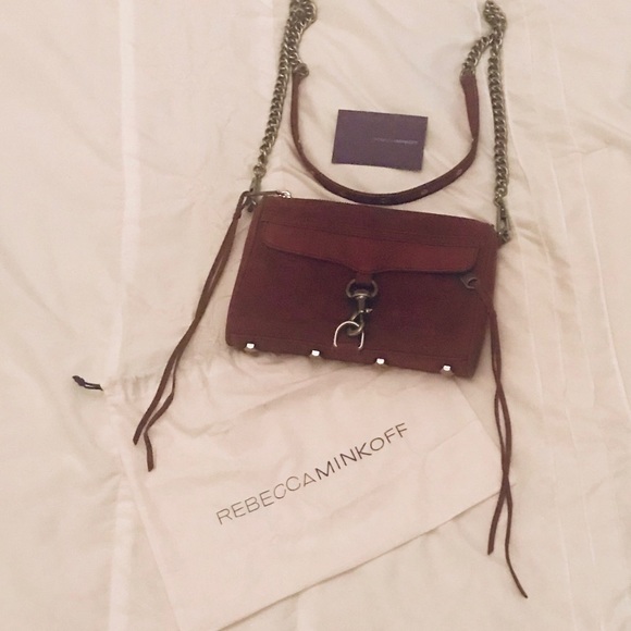 Rebecca Minkoff Handbags - Rebecca Minkoff Mini Mac Suede Crossbody